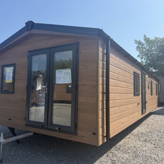 Brand New - Tawny Brown - Fully Central Heated & Double Glazed Delta Saffron Deluxe - 37" x 12" x 3 Bedrooms & 1 Bathroom - 2026 Model For Sale Off Site
