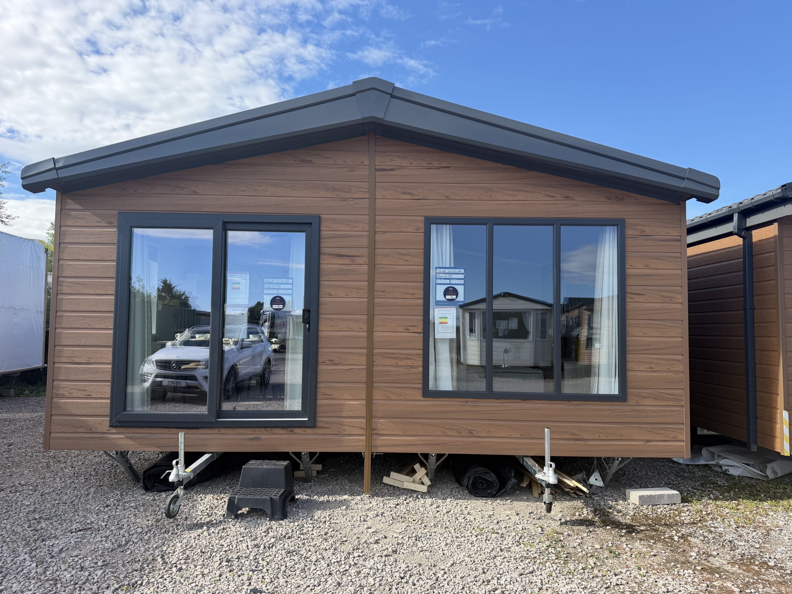 SOLD - Brand New - Residential Specification - Fully Central Heated & Double Glazed Victory Highcroft Lodge - 40" x 20" x 2 Bedrooms & 2 Bathrooms & Utilty Room - 2026 Model For Sale Off Site