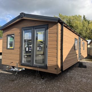 Brand New - Tawny Brown - Fully Central Heated & Double Glazed Delta Saffron Deluxe - 36" x 12" x 2 Bedrooms & 1 Bathroom - 2027 Model For Sale Off Site